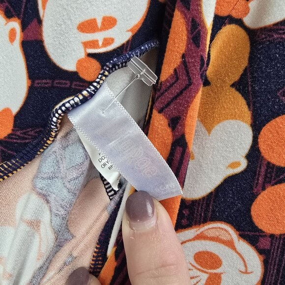 Disney Mickey Mouse Print Leggings Soft Stretchy Knit Graphic Pants - Picture 3 of 6